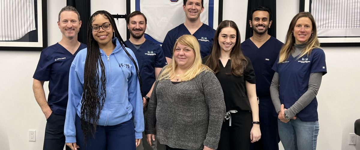 Manhattan Sports Medicine staff team of chiropractors, physical therapists, and support staff at the 244 W 54th Street office in Midtown West